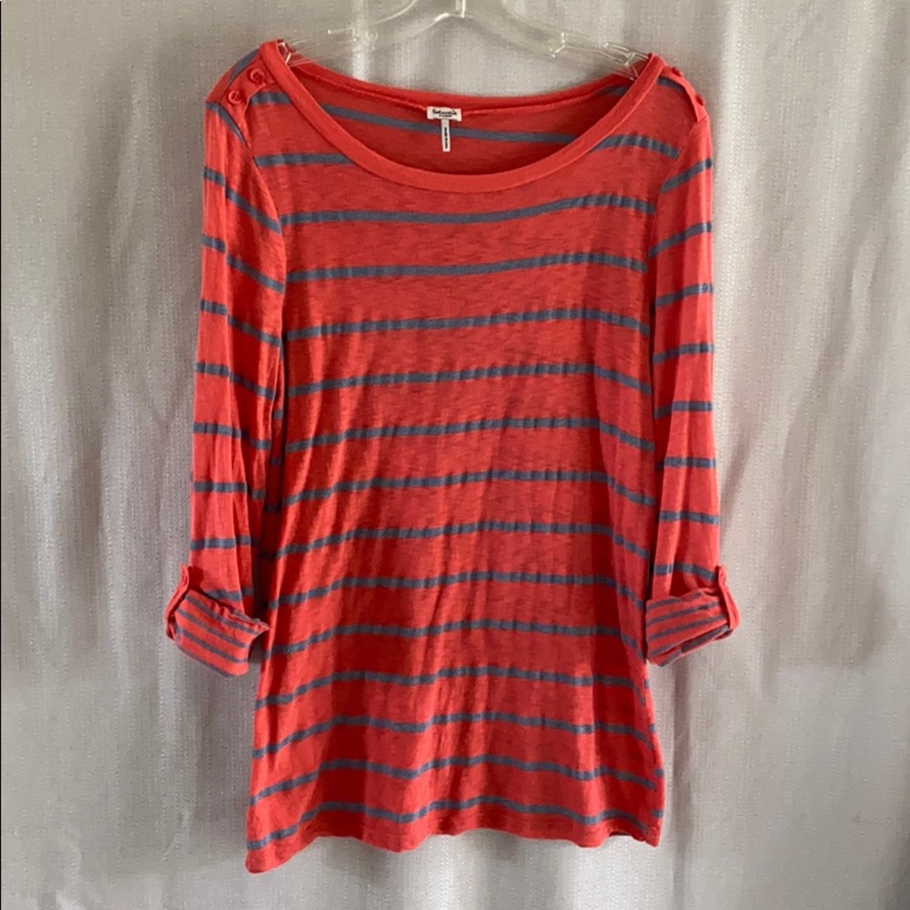 Splendid Long Sleeve Striped Shirt